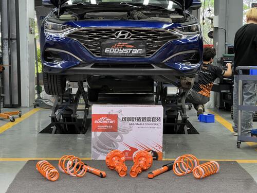 最新の会社の事例について 2020 Hyundai Lafesta 1.6 + EDDY Adjustable Shock Absorber｜Super Comfort & Handling!