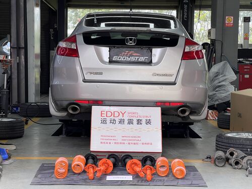 最新の会社の事例について 2013 Honda Accord Crosstour 2.4L Upgraded with EDDY Sport Shock Absorber Kit