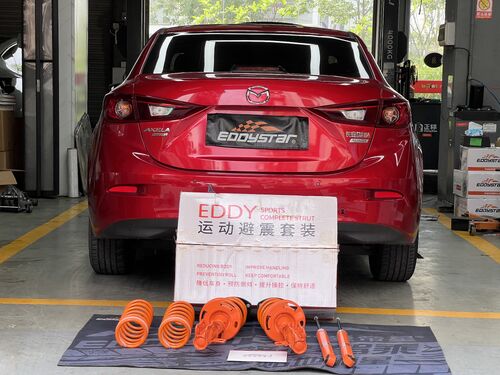 最新の会社の事例について 2019年 マツダ アクセラ 1.5L EDDY スポーツ サスペンションキット アップグレードケース