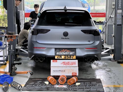 最新の会社の事例について 2024 Volkswagen Golf 8 | EDDY Sport Short Springs Upgrade: Better Driving & Safer