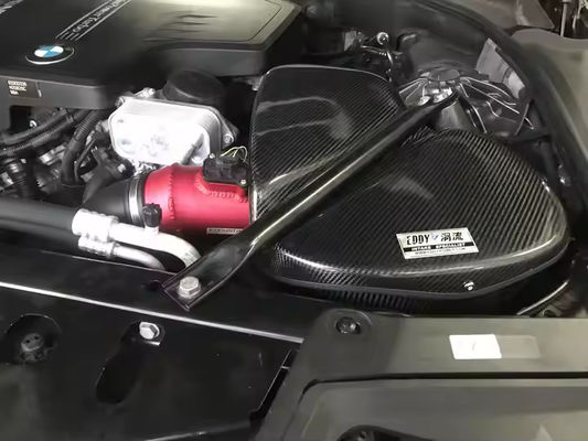 BMW 5 シリーズ用の高流量炭素繊維のベローを換える空気入口