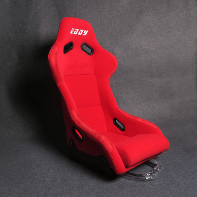 ベルベット素材 レッドレーシングシート カスタマイズ可能なソフトレーシングバケットシート