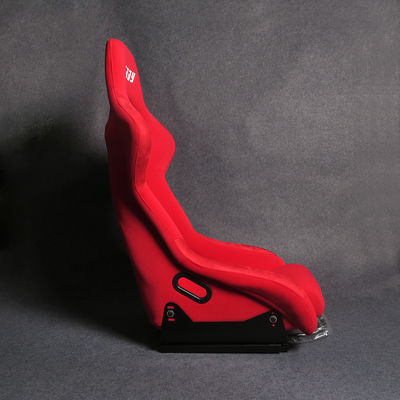 ベルベット素材 レッドレーシングシート カスタマイズ可能なソフトレーシングバケットシート