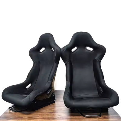 大型 バケット レーシング シート クッション オーダーメイド ロゴ 黒 レーシング シート