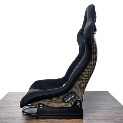 大型 バケット レーシング シート クッション オーダーメイド ロゴ 黒 レーシング シート