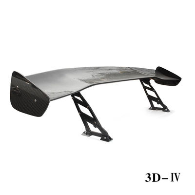 カスタマイズされたカーボンファイバー カーバックウィングスポイラー 3D-IV カーアクセサリー スポイラー