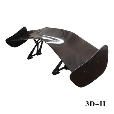 カーボンファイバー カーバックスポイラー 3D-II 3Mテープとスクリューで簡単に設置できます
