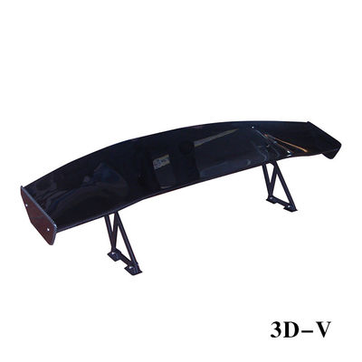 3D-V 可変炭素繊維 後部スポイラー 高尾フィンのマット 黒色炭素繊維部品