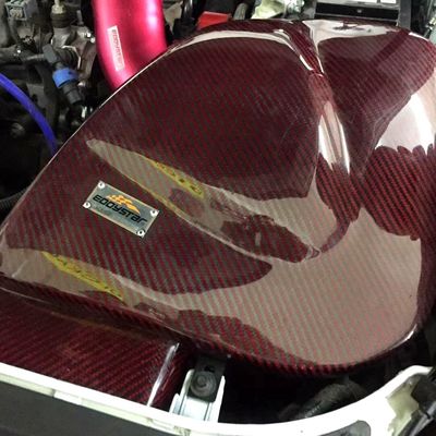 軽量で強いカーボンファイバー入口エアボックス フォード・モンデオ